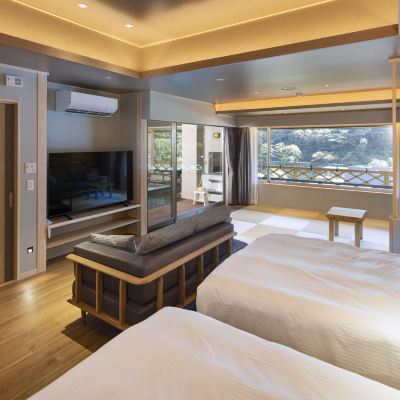 Top Floor Hot Spring Open-air Bath MIYABI] Japanese-Western Room Hotel Okada Promo Code