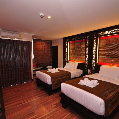 部分海景高級雙床房 華欣查來拉恩酒店優惠