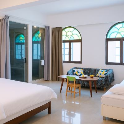 騎樓街景丨歡聚家庭房 海口騎樓還客1921精品民宿優惠