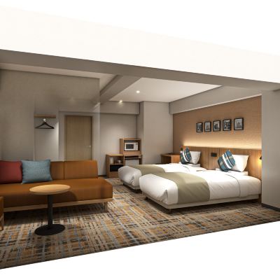 高級雙床房 加床 禁菸 FLEXSTAY東十條旅館優惠