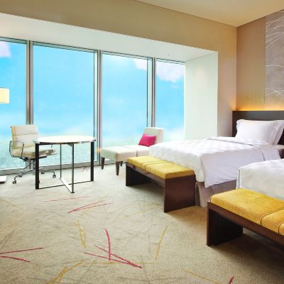 高層豪華雙床房間 - 禁菸（1-2入住專用） 大阪萬豪飯店優惠