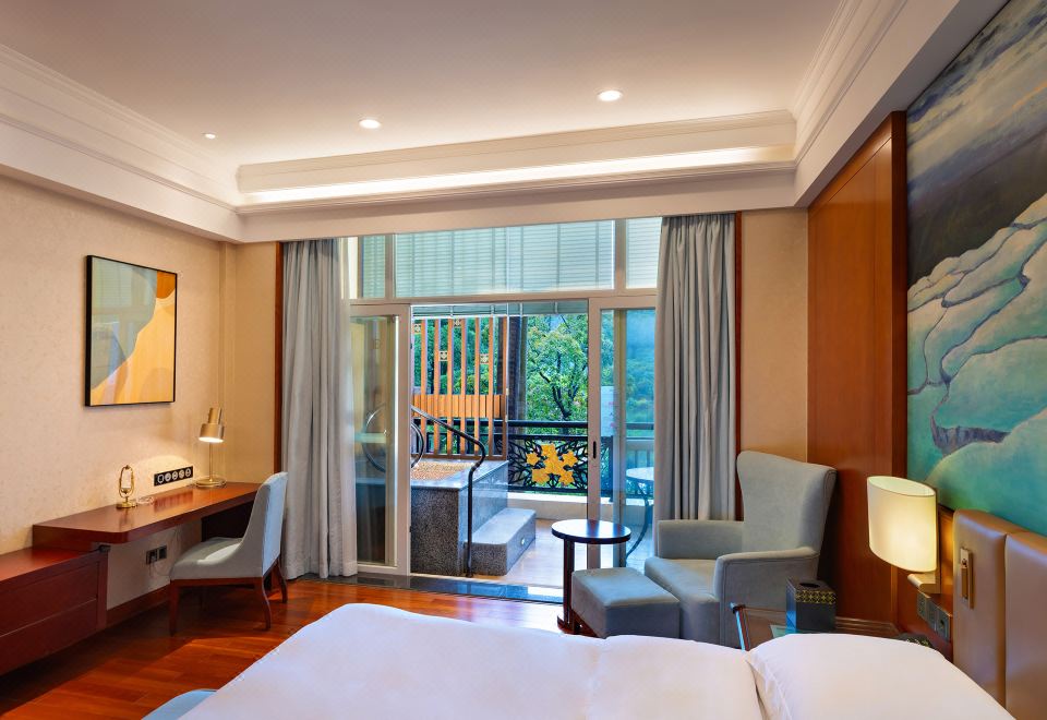 豪華温泉雙卧套房丨獨立泡池丨艾草+生薑葯浴包