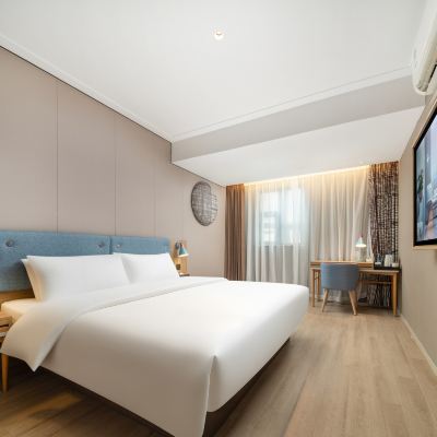 全新商務大床房（55寸投屏電視+徠芬吹風機+安睡床墊） 如家飯店（廣州上下九步行街長壽路地鐵站店）優惠