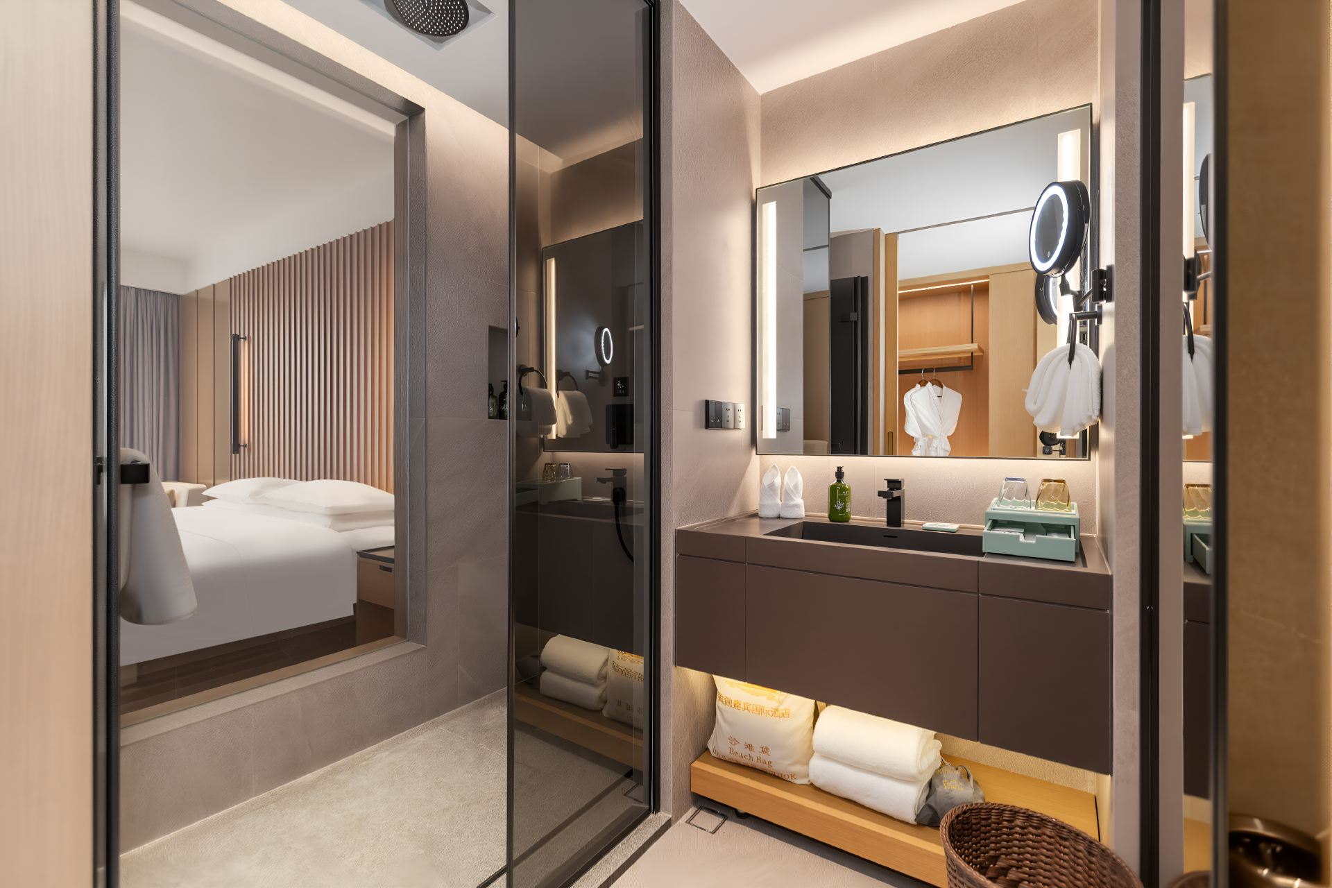 Dongrong Guest Deluxe Twin Bed Room