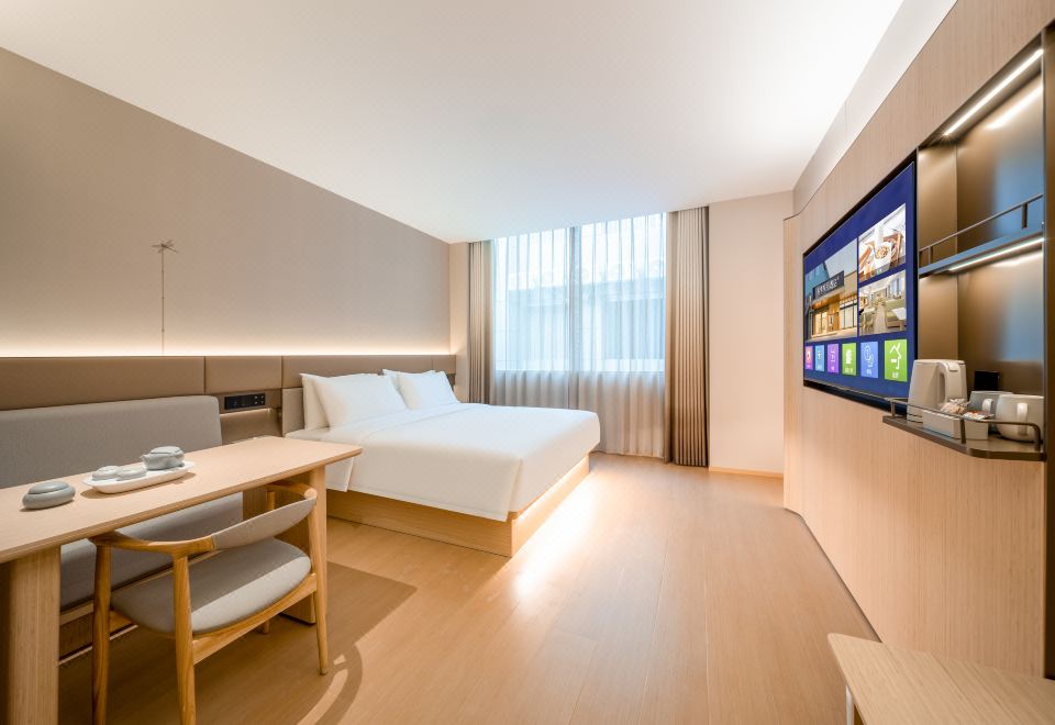 悦致智能大床房〔全屋智能?中央空调?0压床垫〕