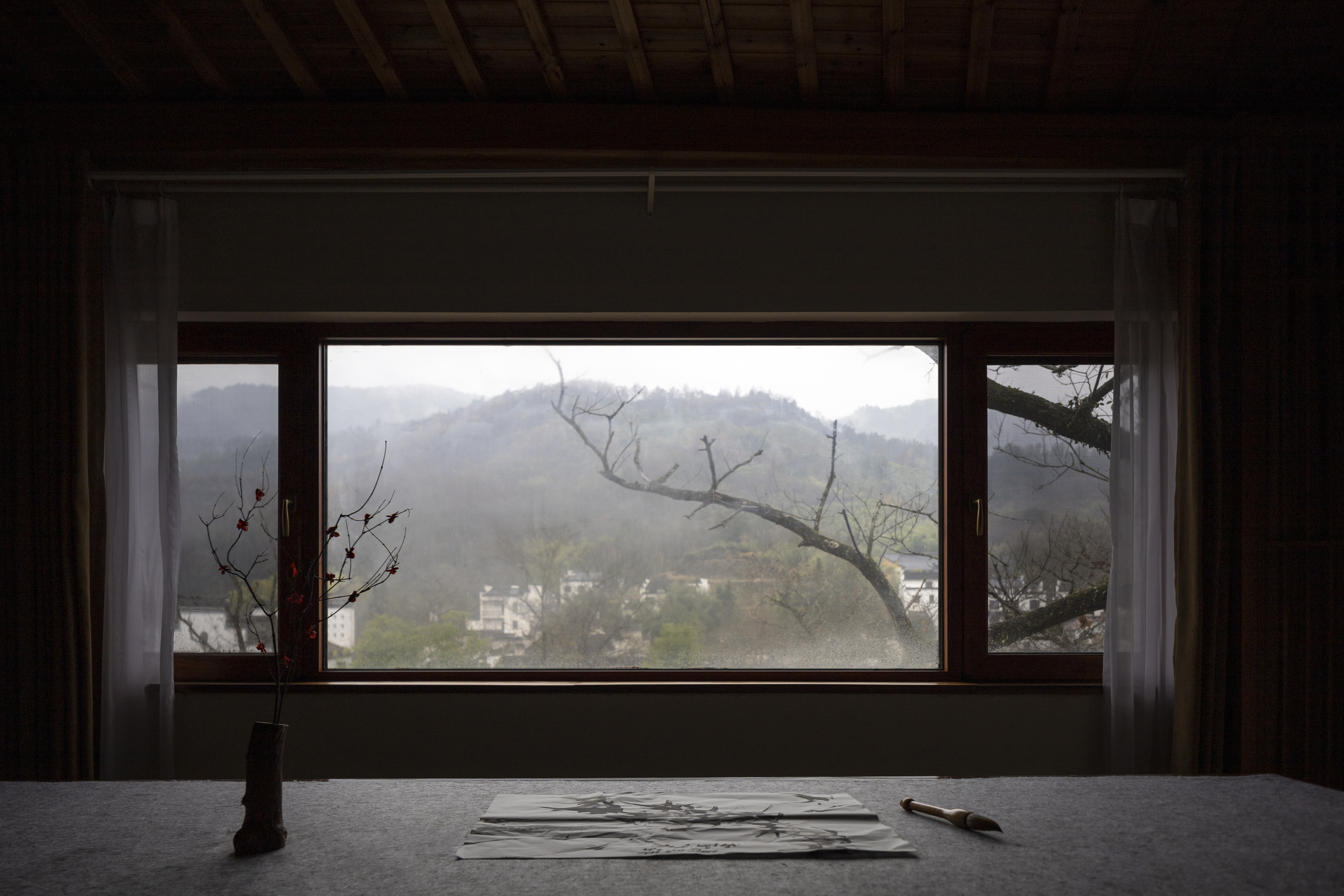 Chaji Mantanghong Courtyard眺青山 ? 景观画室套房