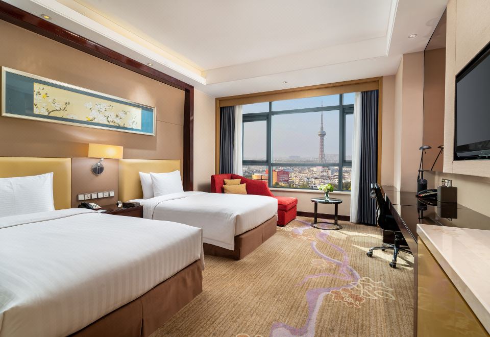 行政楼层豪华双床房-（杜拉维特衞浴+超大豪华浴缸）