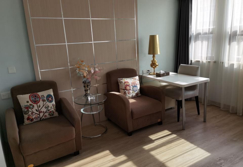 豪華雙人公寓【靜謐舒適+品質洗護+乾濕分離+落地景】