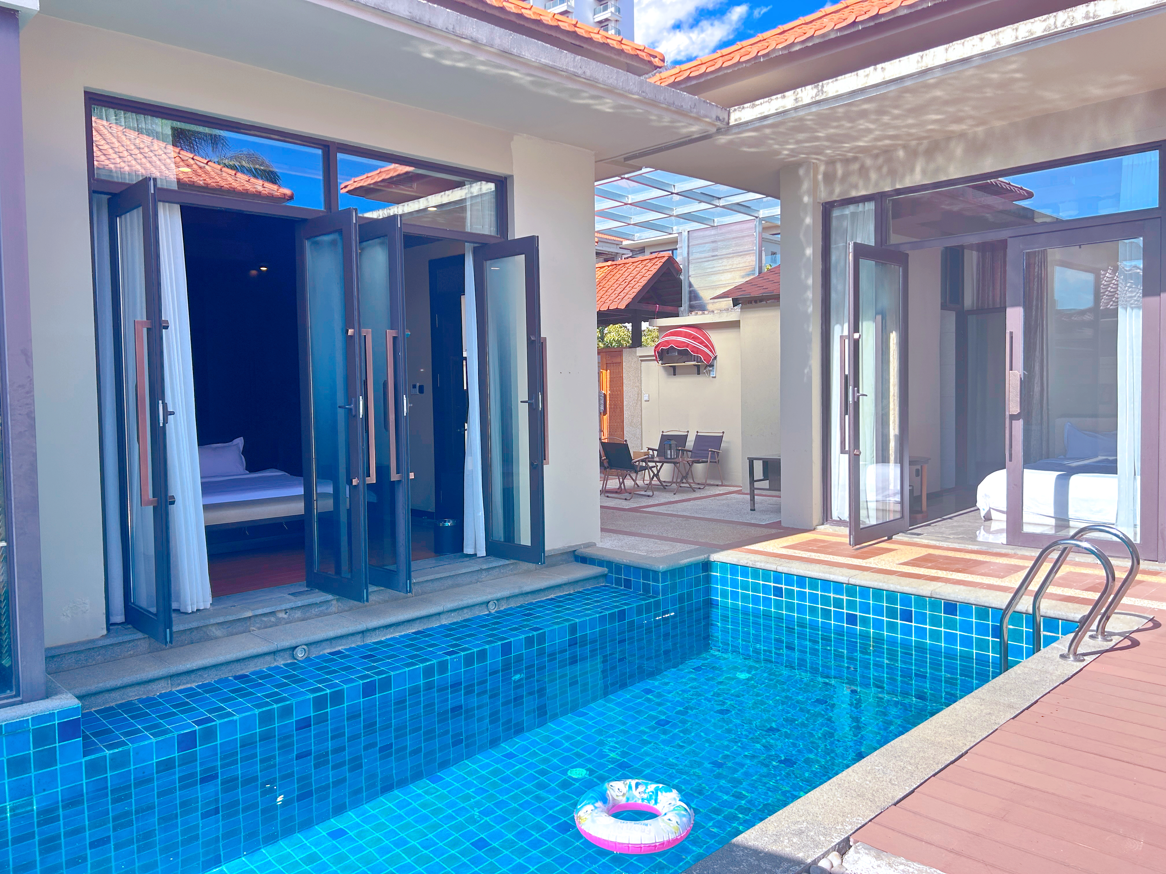 影院·烧烤双卧家庭泳池别墅