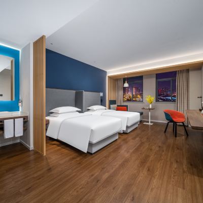 高級商務雙床房（金可兒床墊） 長沙高鐵南站智選假日酒店優惠