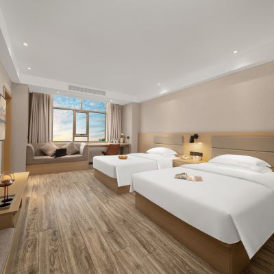 靜謐三人套房（靜謐空間+公區自助洗衣機+舒適好眠） 來往時尚酒店（德慶文蘭北路店）優惠