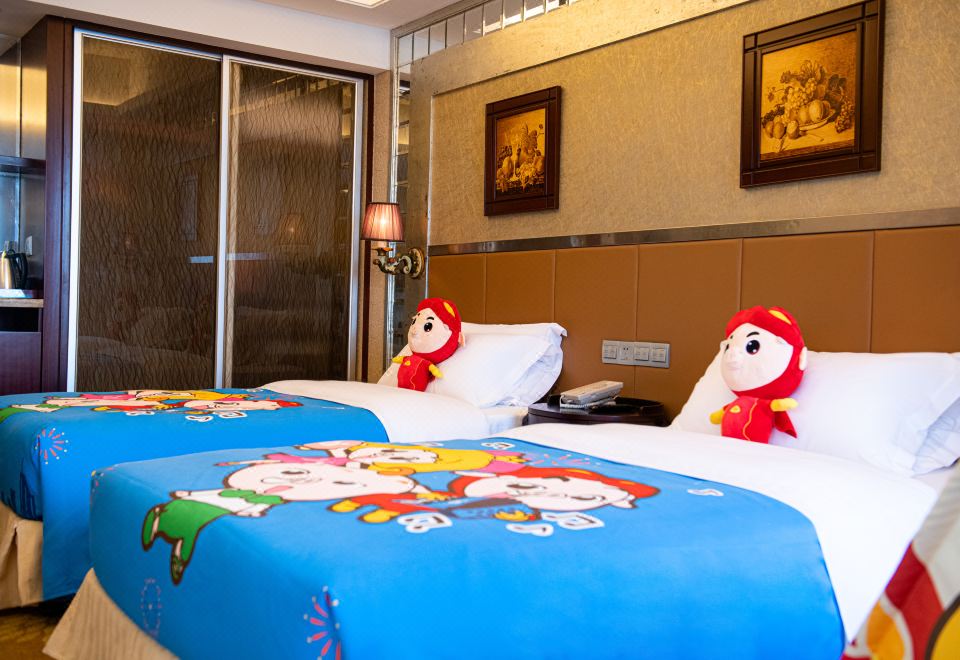 猪猪侠酷芽觅海景亲子双床房