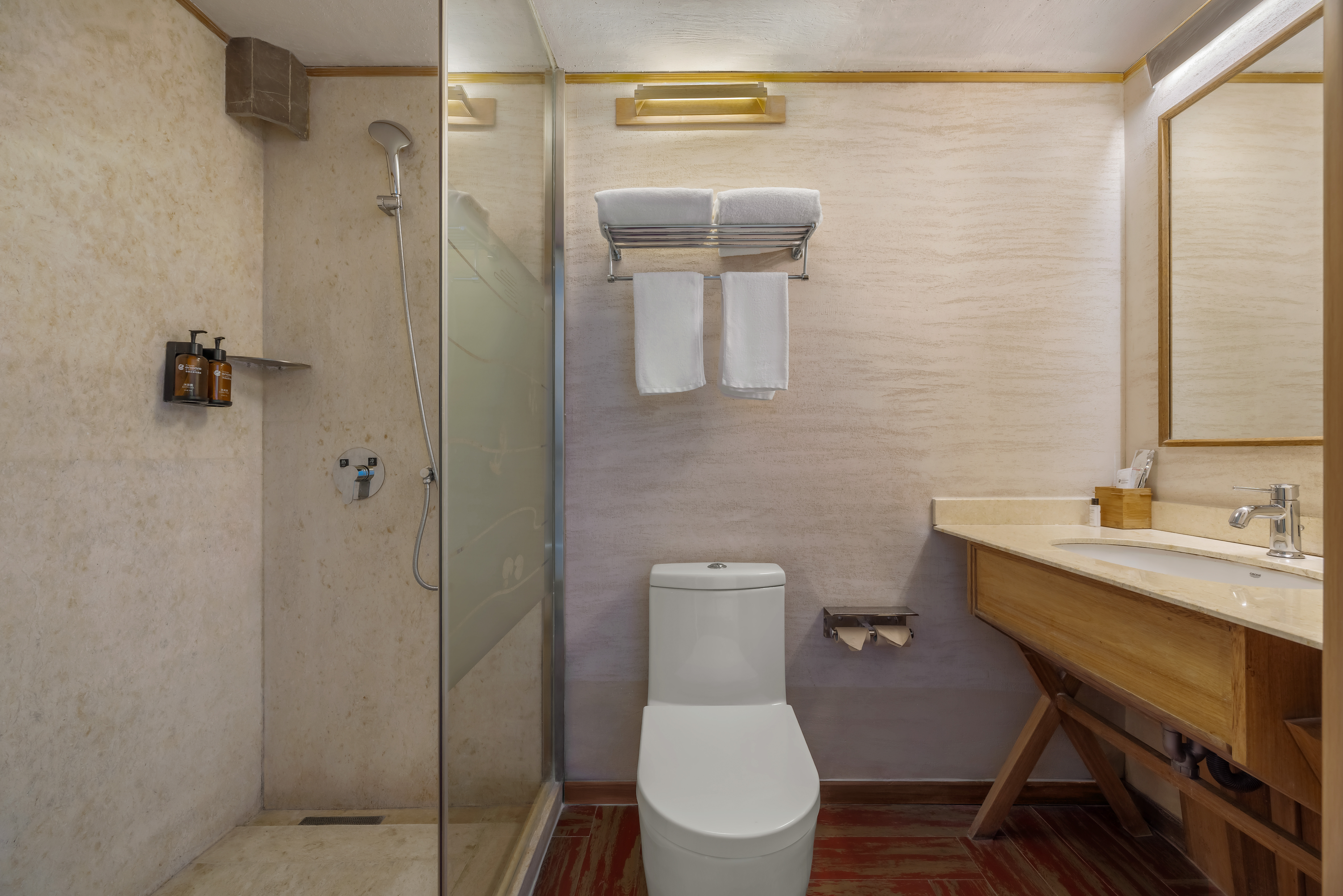 花园复式双大床房（两张大床+舒压床垫）