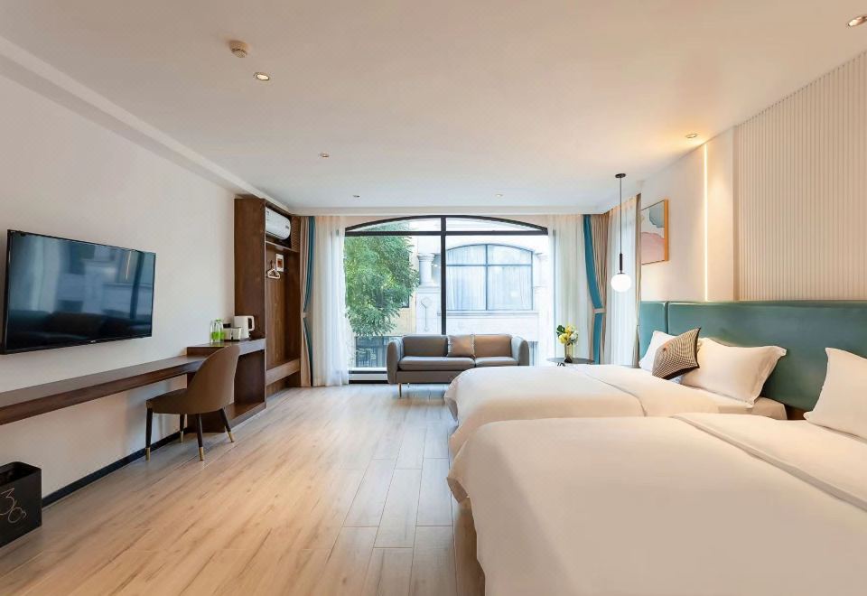 听海.别墅亲子家庭房|洗衣机+冰箱