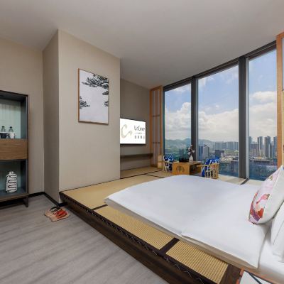 陽光榻榻米大床房【智能語音+智能潔具+飄窗茶室】 深圳南山科技園逸扉飯店優惠