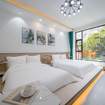 密語温馨榻榻米家庭房【採光十足·70寸智能電視】 大理古城來之星宿優惠