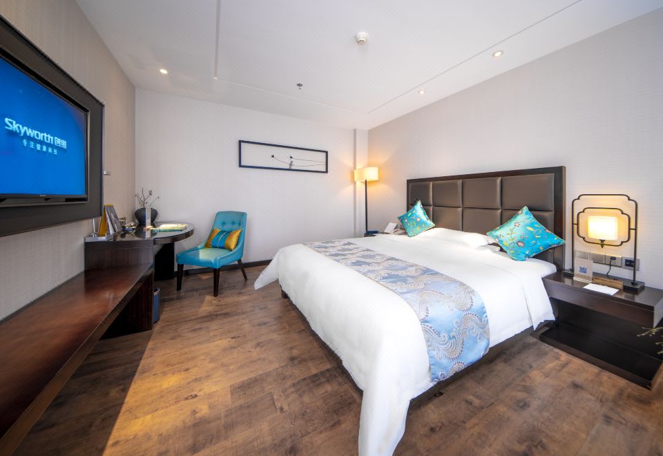 拈花精品大床房（L型4人沙發+詩意空間）