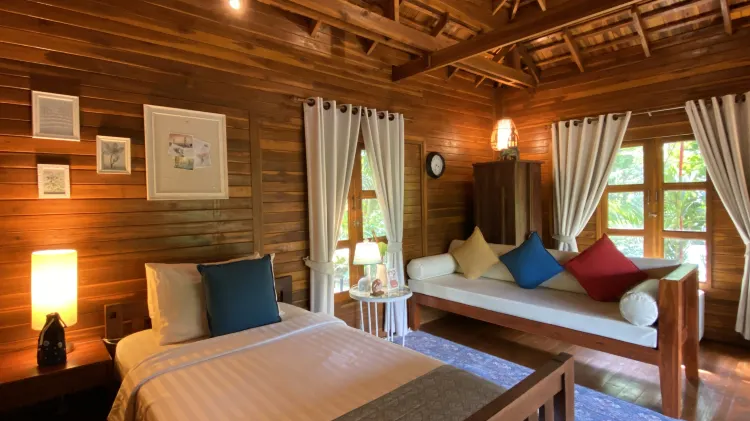 วิลล่าสำหรับครอบครัว, 2 ห้องนอน, วิวสระว่ายน้ำ, ติดสวน
