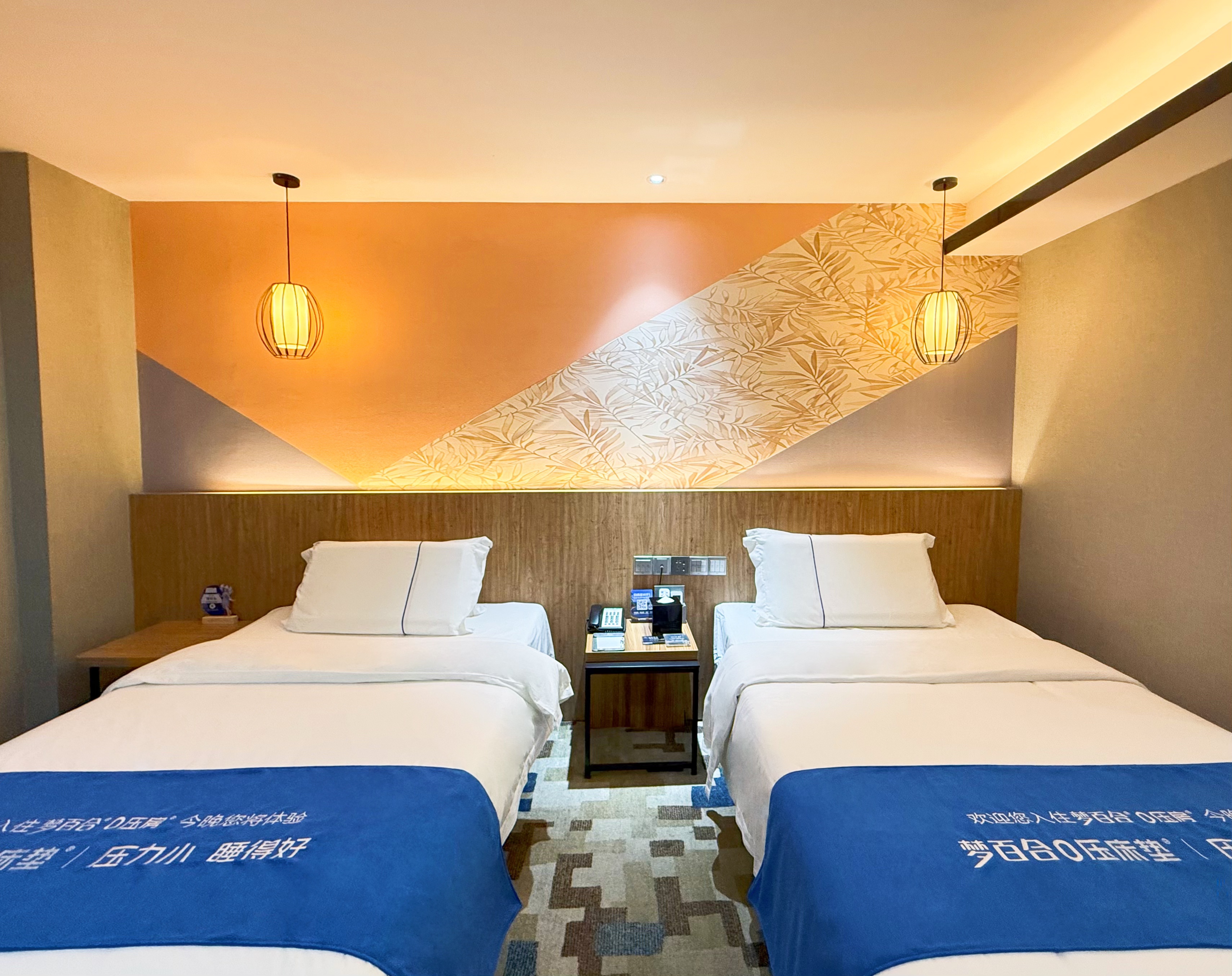 夢百合0壓-活力豪華雙床房