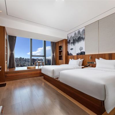 荷逸榻榻米雙床房（配雙人功夫茶具+茶台+薰香） 荷泰酒店（海口紅城湖店）優惠