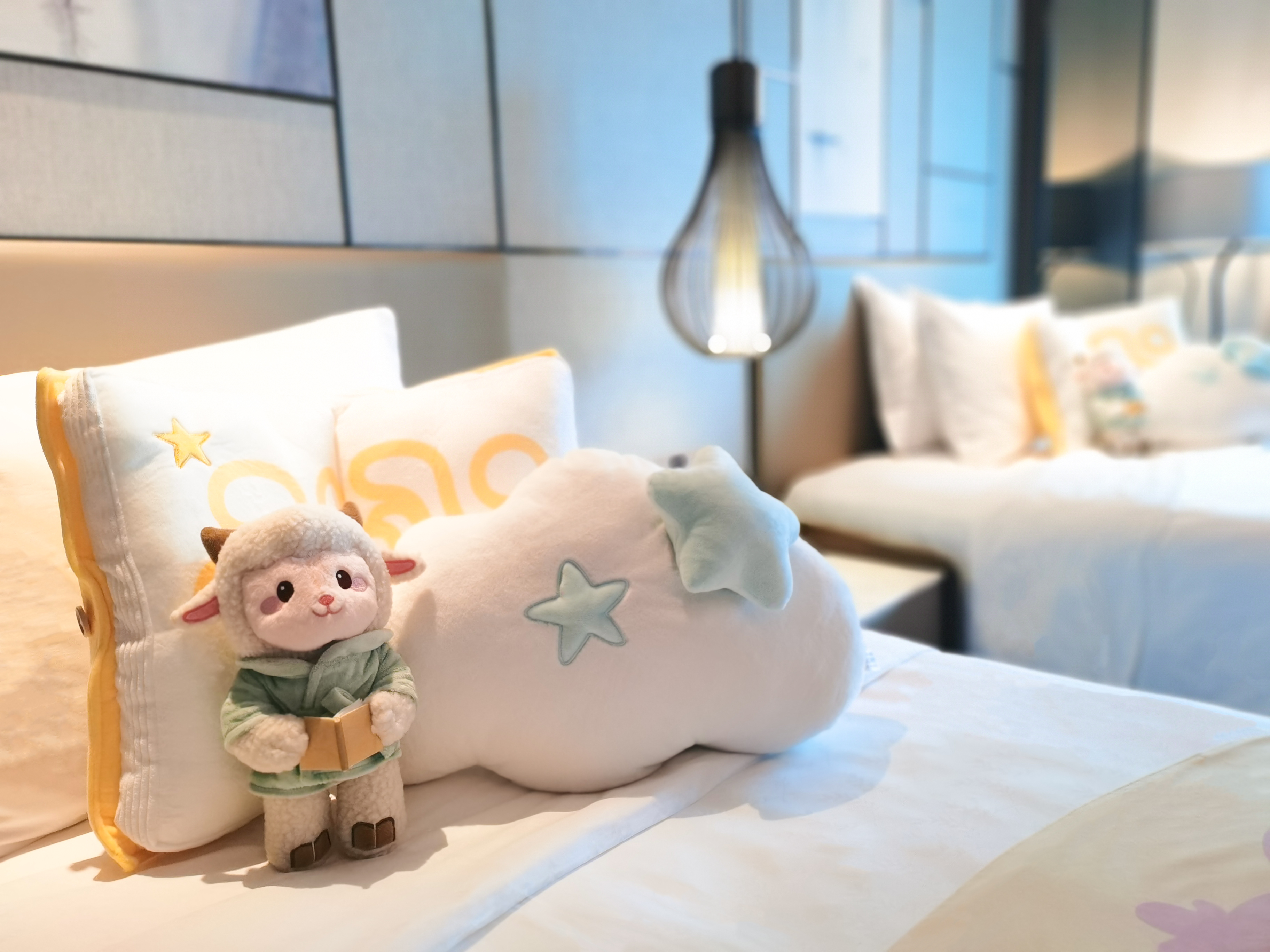 米娅的甜云密语主题双床房