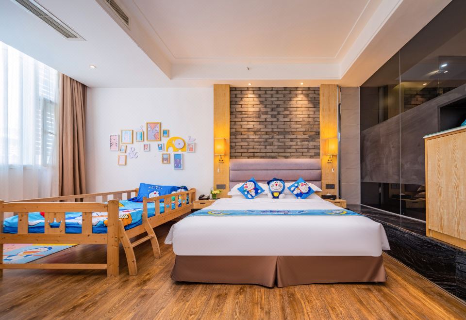 巴蜀風情家庭親子房（雨淋頂噴+乾濕分離）