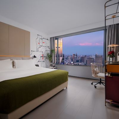 雅仕優享大床房·靜享大空間|陽光充裕|零壓床墊 深圳海上世界RANZ蘭茲飯店優惠