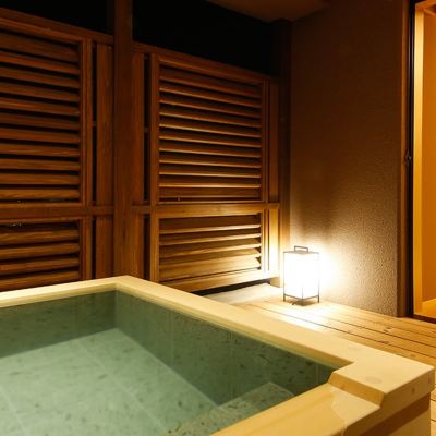 【特別フロア　湯楼】専有露天風呂テラス付和洋室Ｂ ザ・シロヤマ テラス 津山 別邸 クーポン