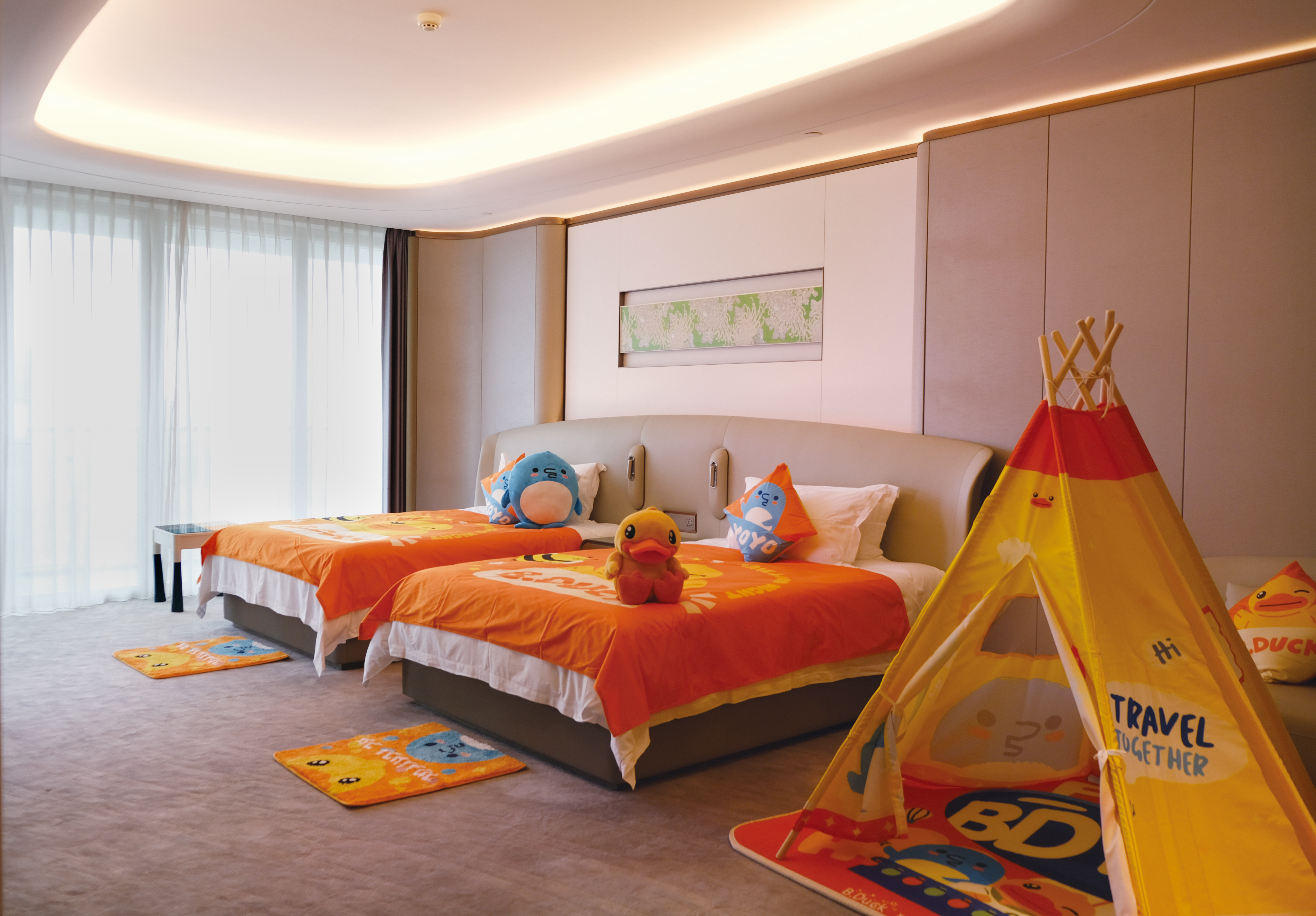 小黄鸭广州塔景房·双床