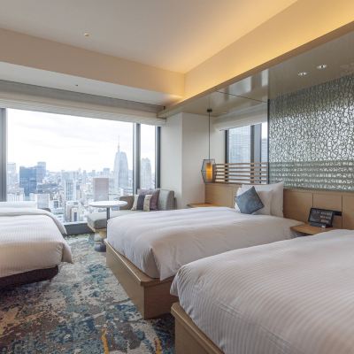 豪華轉角三人房 禁菸（34sqm） The Blossom 日比谷優惠