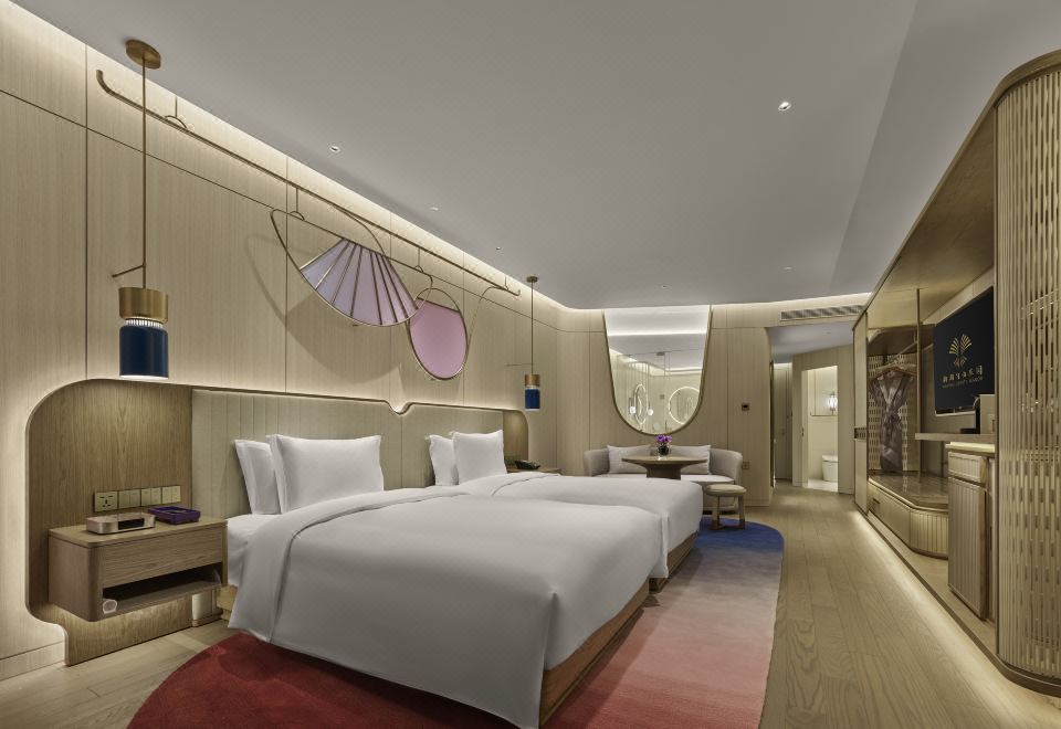 云锦双床房│女性友好-独立梳粧台