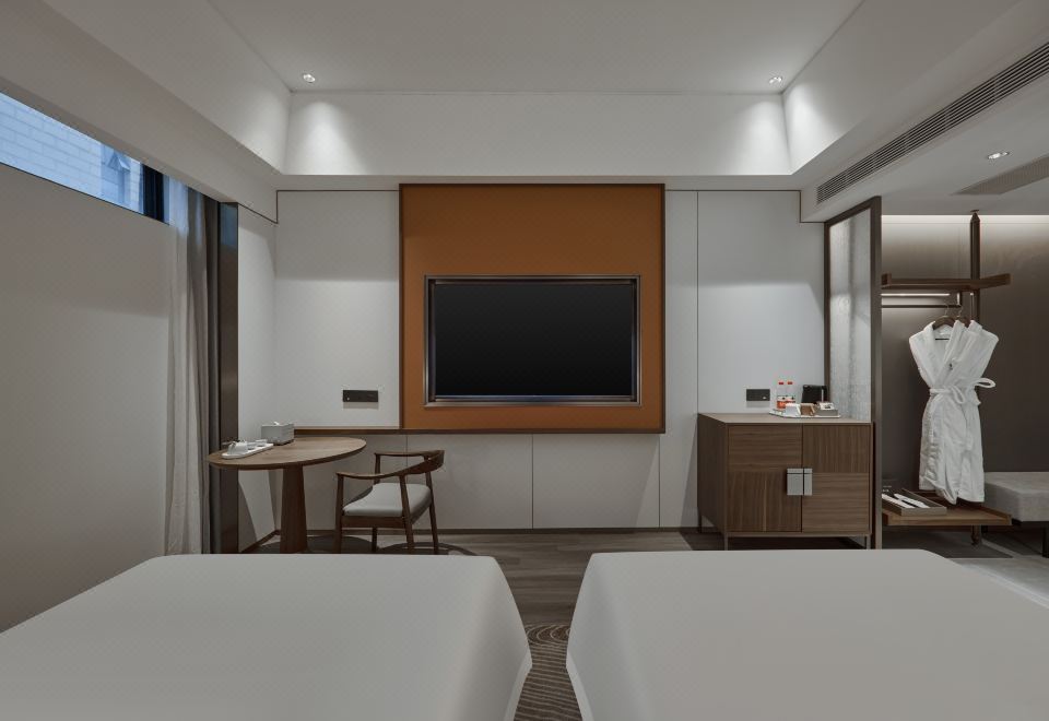 名成舒適雙床房｜唐風國潮｜商務辦公｜安睡床品