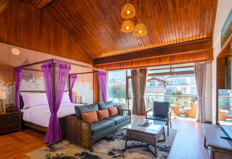 复古风景观大床套房