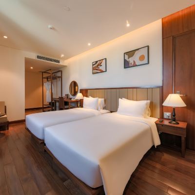 豪華部分海景雙床房 越南芽莊綠色海灘飯店優惠