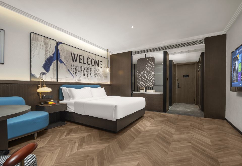 Huangshan Mehood Hotel (Tunxi District Huangshan North Station)Enjoyment · Light Luxury Big Bed Room