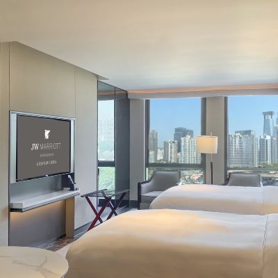 豪華甄選雙床房高樓層 金茂深圳JW萬豪飯店優惠