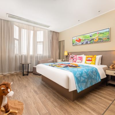 親子大床房（孩童木馬+小帳篷） 如家精選飯店（天津五大道南京路小白樓地鐵站店）優惠