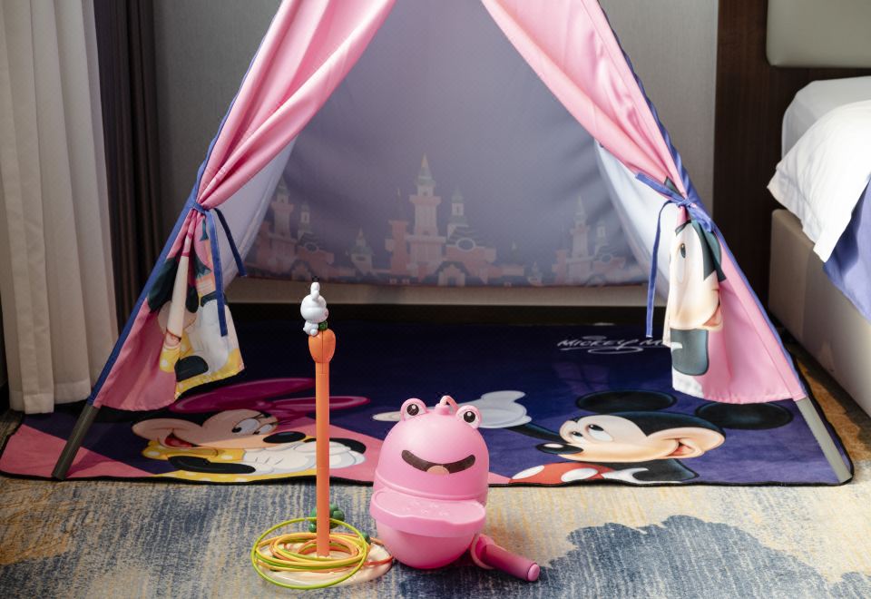 童趣幸运鼠亲子双床房（城景视野?亲子玩乐区）