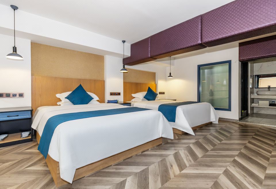 自由境·loft城景三床小套房【洗衣機+小廚房+冰箱】