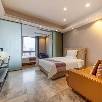 商務遠景雙床房（自帶廚房和洗衣機） 諾盟國際公寓（廣州北京路捷登都會店）優惠