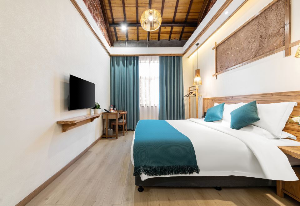 Jinhua Lanxi Time Ferry Hotel Queen Room