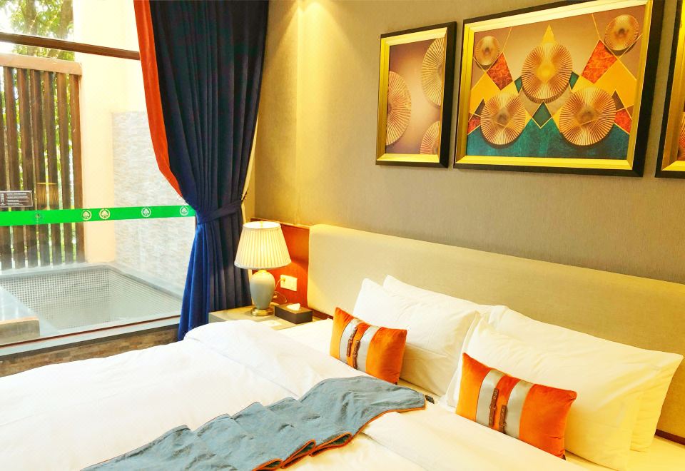 半山别墅花园大床房|独立温泉池