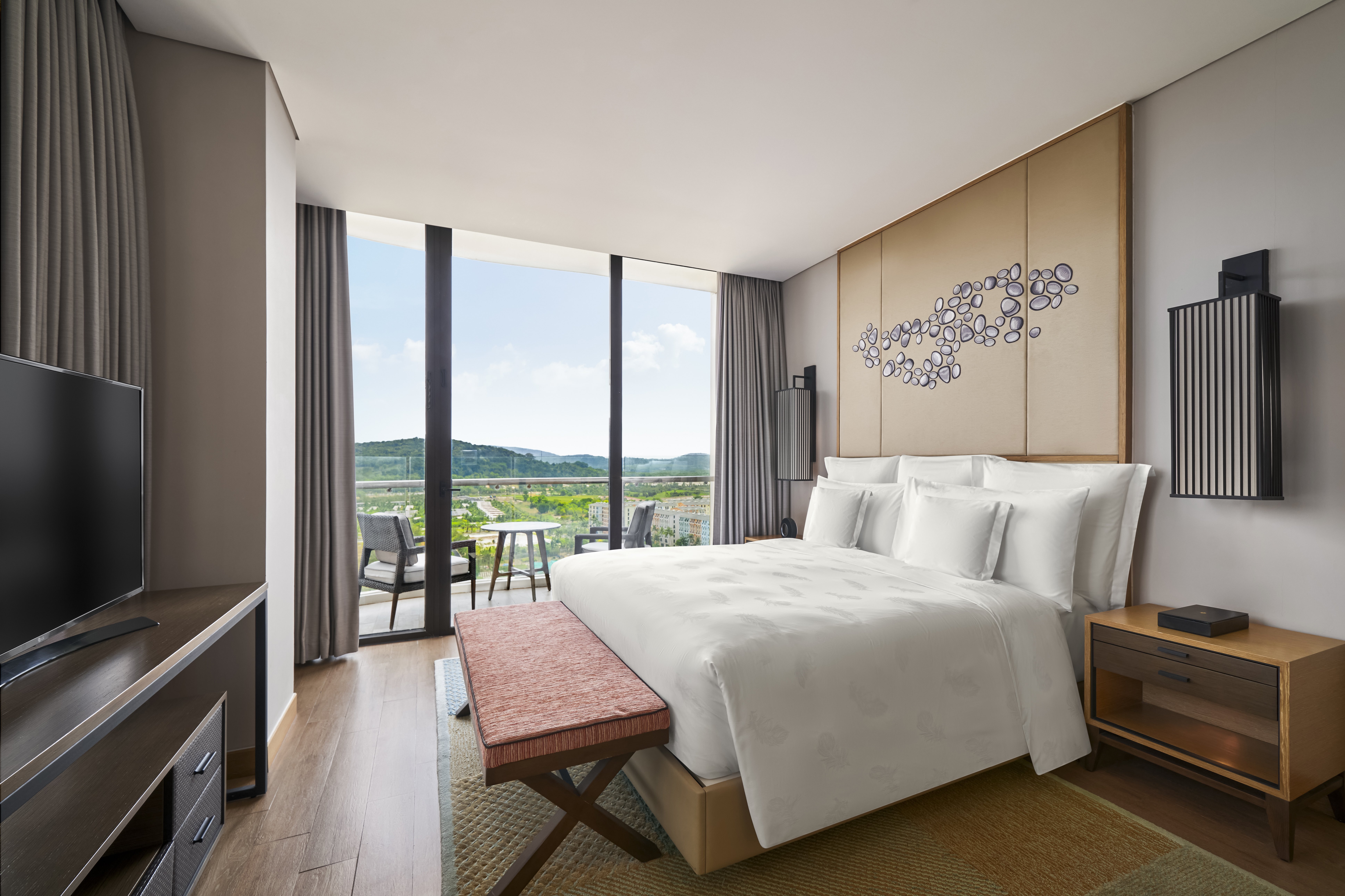 长滩景观公寓（2张特大床+双床）