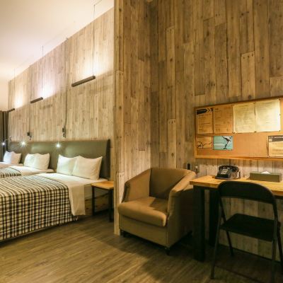 豪華六人房（無窗） 台北德立莊酒店-昆明館優惠