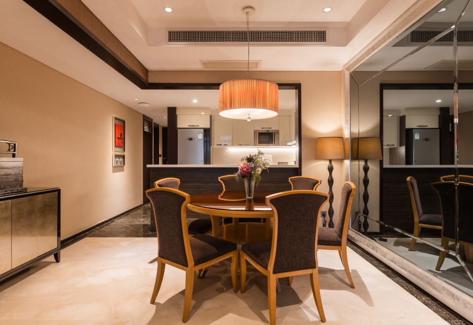 二居室高级套房|景观双套房|洗乾衣机|私家蒸气浴+厨房