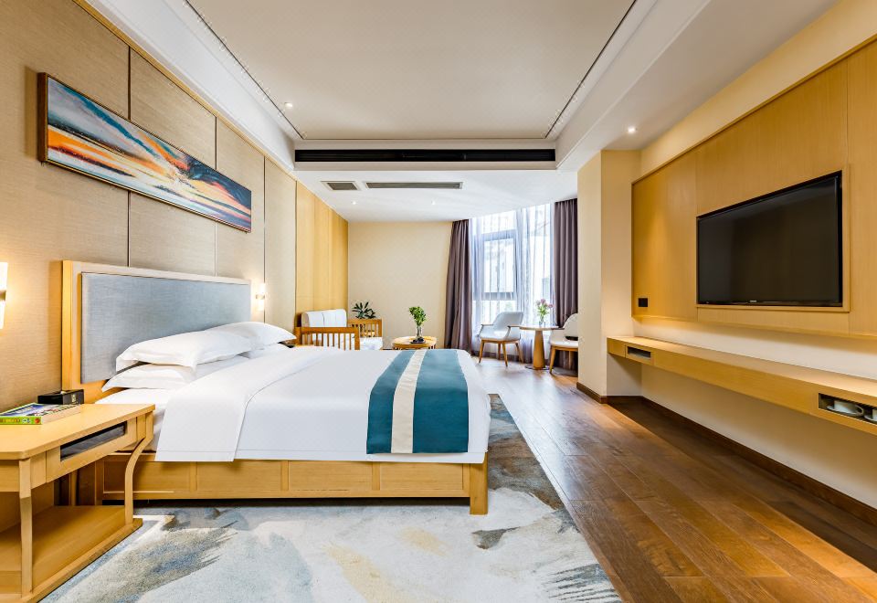 Wanhua Boutique Business Hotel (Tongde Plaza Branch, Kunming Baiyun Road Metro Station)Executive Deluxe Double Bed Room