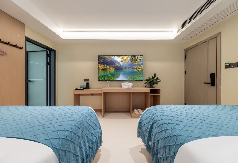 豪华.双床房【60寸电视+智能客控+智能马桶+中央空调】