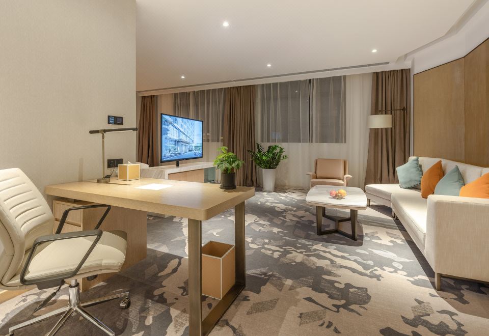 琥珀客房（斯林百兰床垫+空气净化器+360°旋转电视）