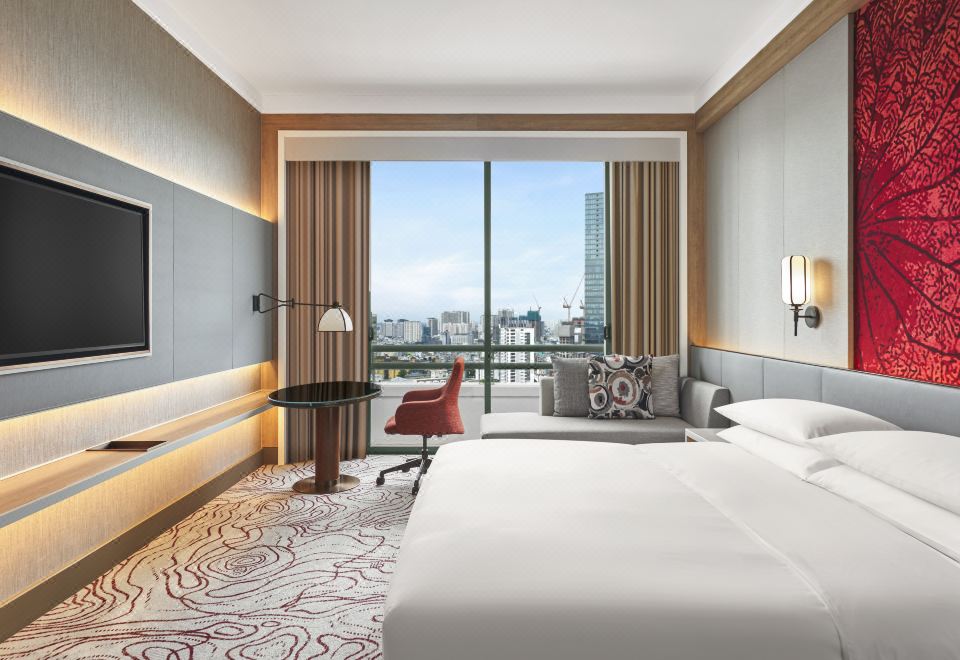 可使用俱樂部休息室, 客房, 1 張特大床