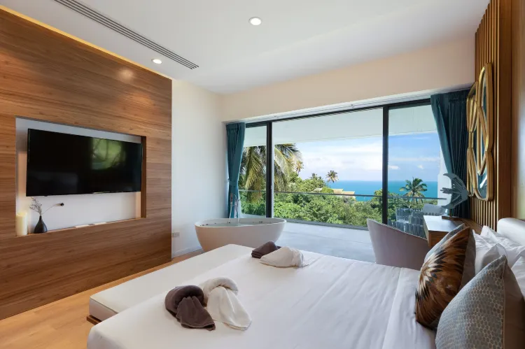Duplex 2 Bedroom&1 Kid Room Pool Villa With Sea View